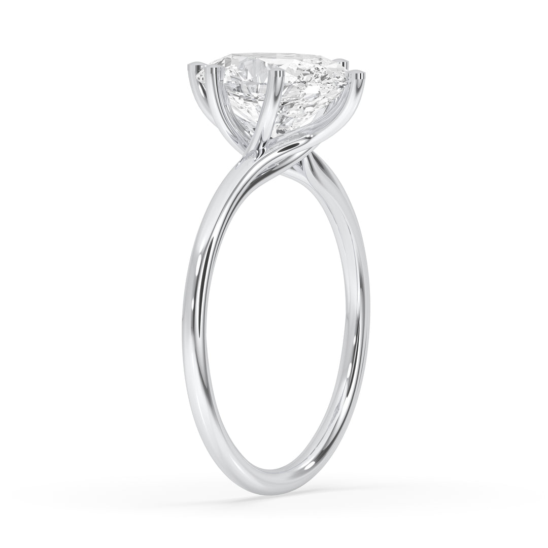 Oval Solitaire Engagement Ring