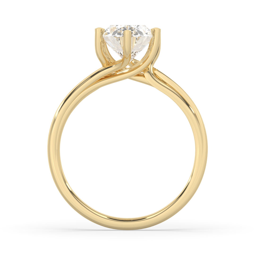 Oval Solitaire Engagement Ring