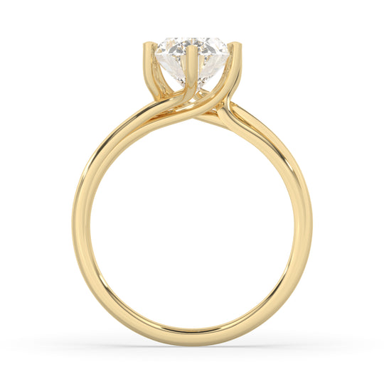 Oval Solitaire Engagement Ring