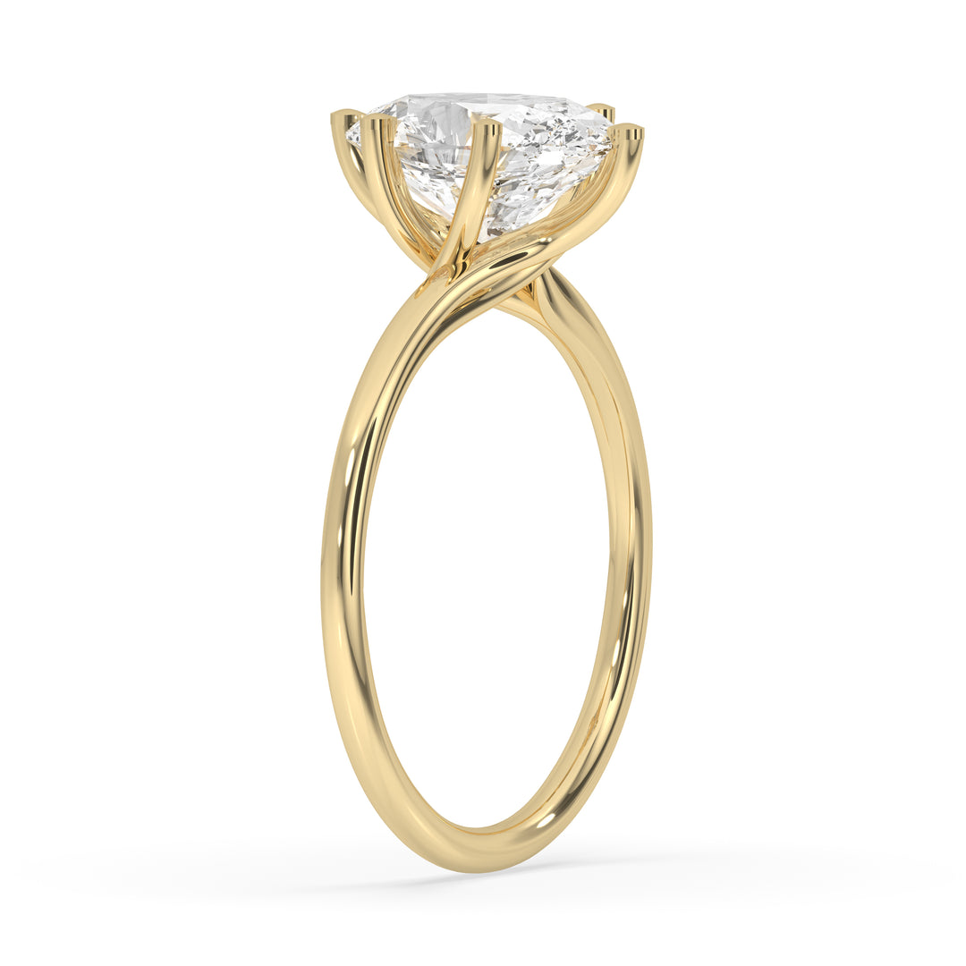 Oval Solitaire Engagement Ring