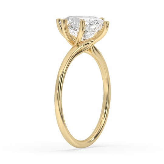 Oval Solitaire Engagement Ring