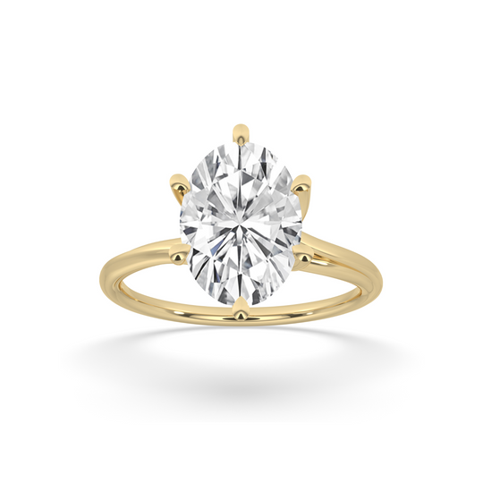 Oval Solitaire Engagement Ring