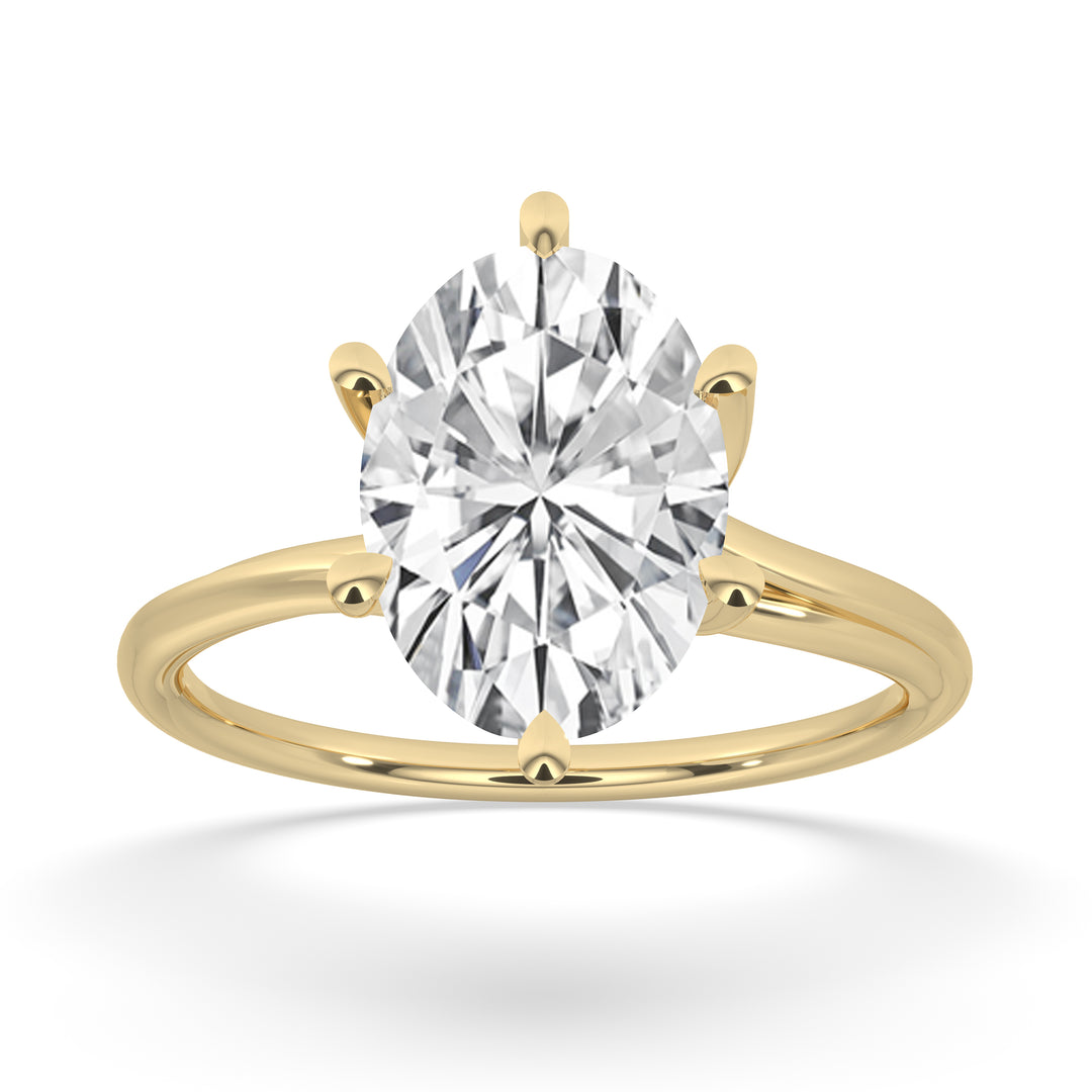 Oval Solitaire Engagement Ring