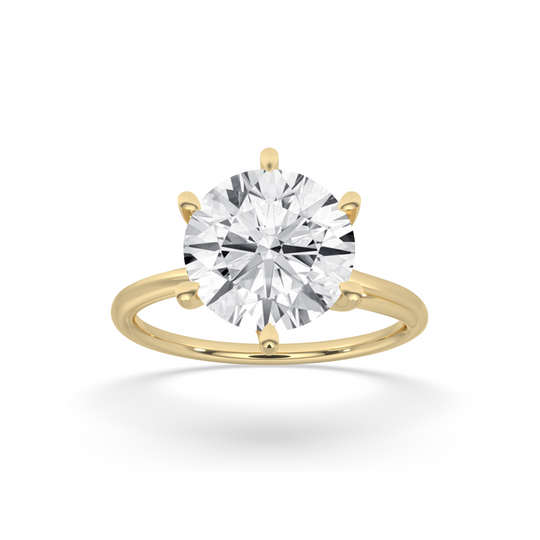 Round Solitaire Engagement Ring
