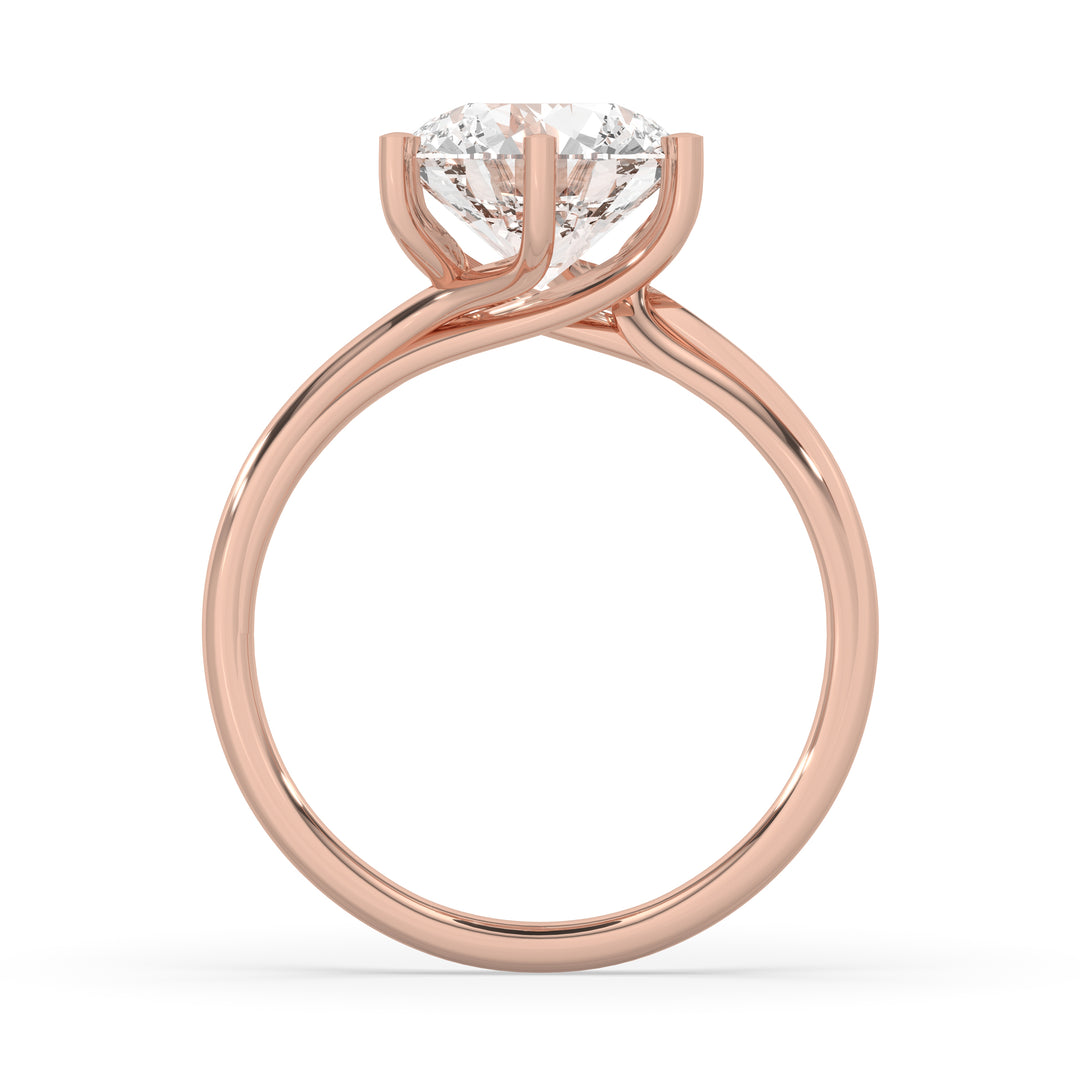 Round Solitaire Engagement Ring