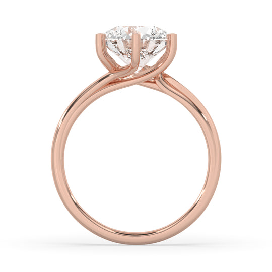 Round Solitaire Engagement Ring