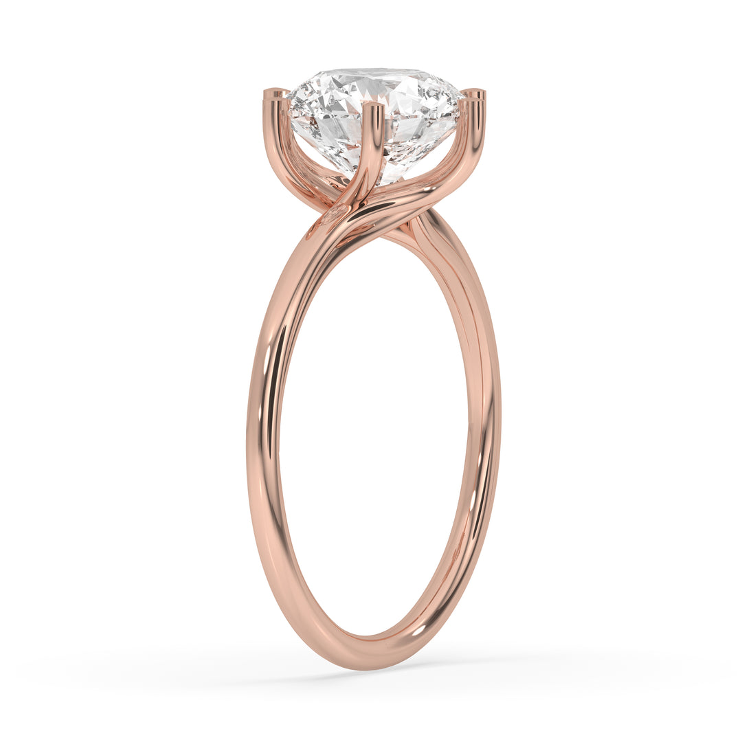 Round Solitaire Engagement Ring