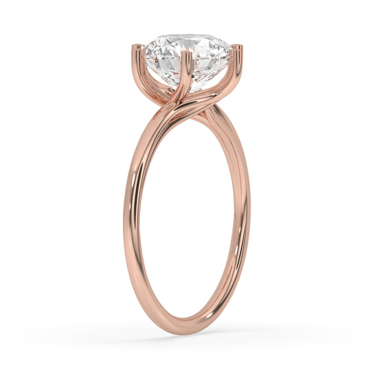 Round Solitaire Engagement Ring
