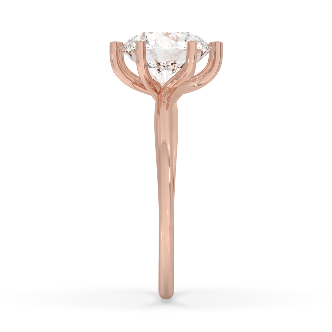 Round Solitaire Engagement Ring