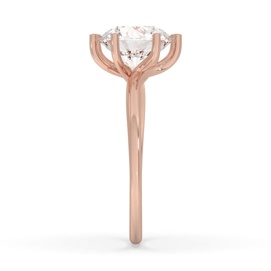 Round Solitaire Engagement Ring