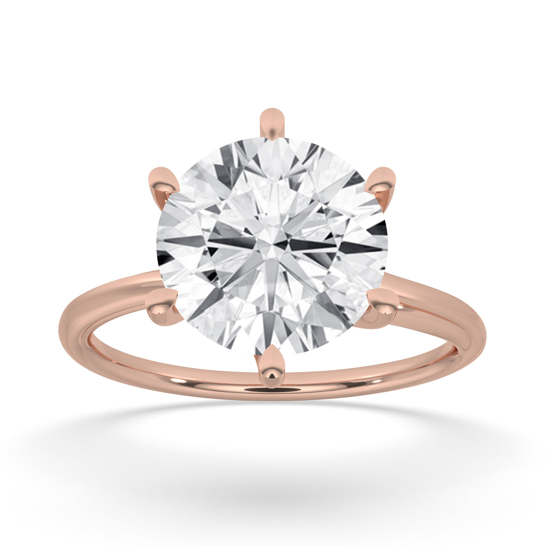 Round Solitaire Engagement Ring