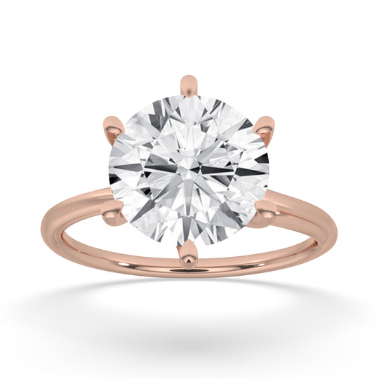 Round Solitaire Engagement Ring