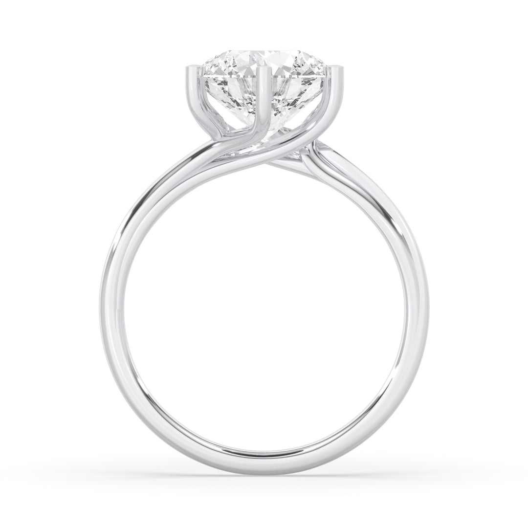 Round Solitaire Engagement Ring