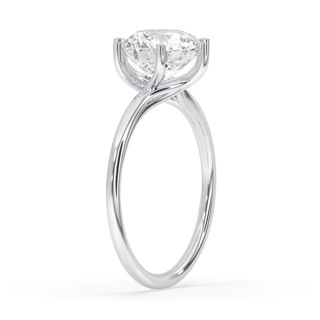 Round Solitaire Engagement Ring