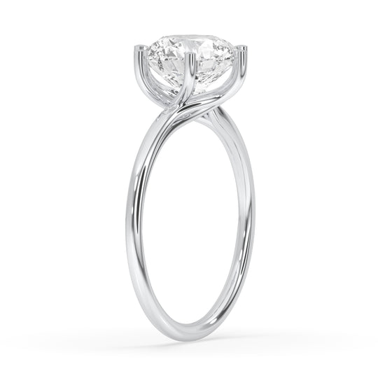 Round Solitaire Engagement Ring