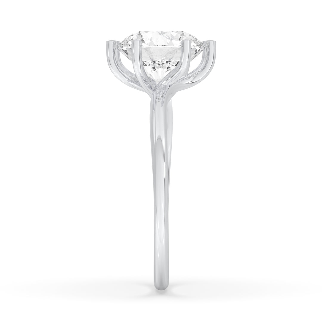 Round Solitaire Engagement Ring
