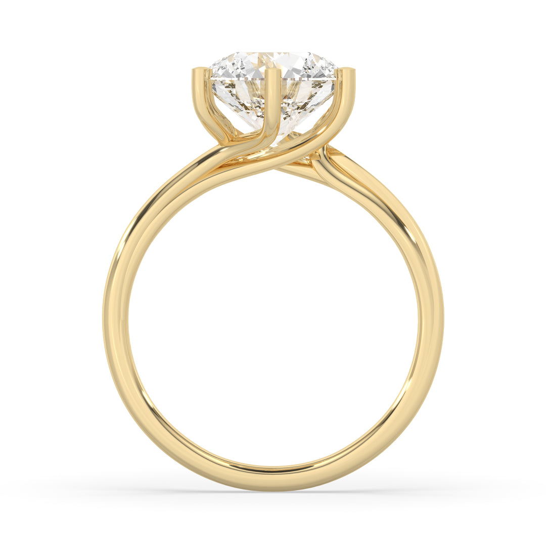 Round Solitaire Engagement Ring