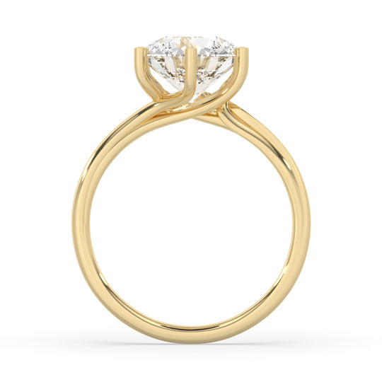 Round Solitaire Engagement Ring