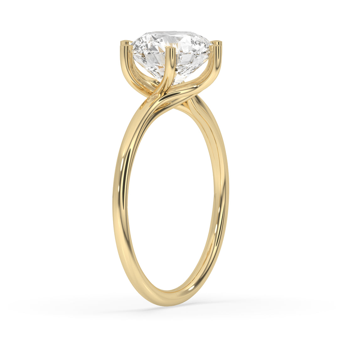 Round Solitaire Engagement Ring