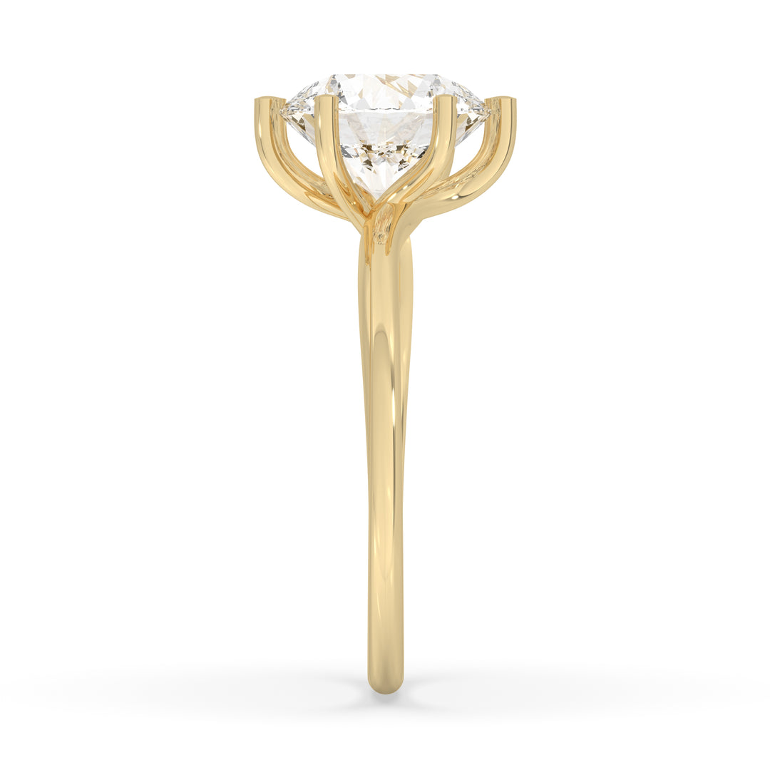 Round Solitaire Engagement Ring