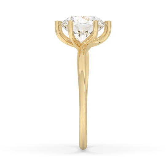Round Solitaire Engagement Ring