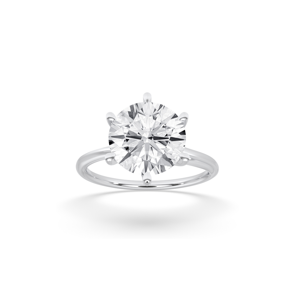Round Solitaire Engagement Ring