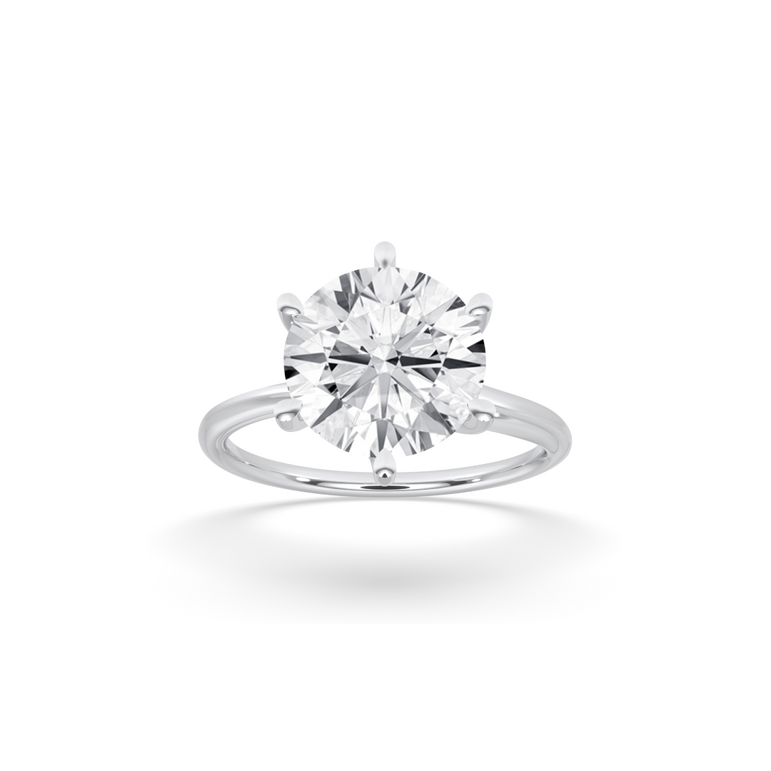 Round Solitaire Engagement Ring