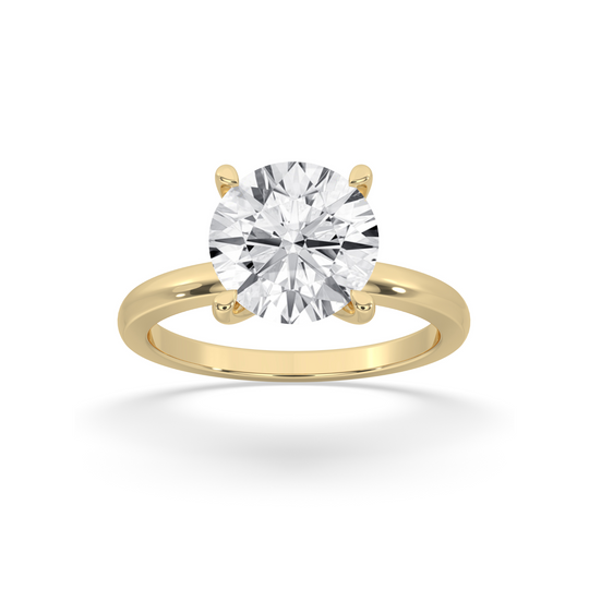 Round Solitaire Engagement Ring