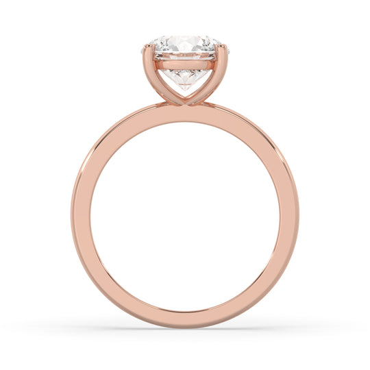 Round Solitaire Engagement Ring