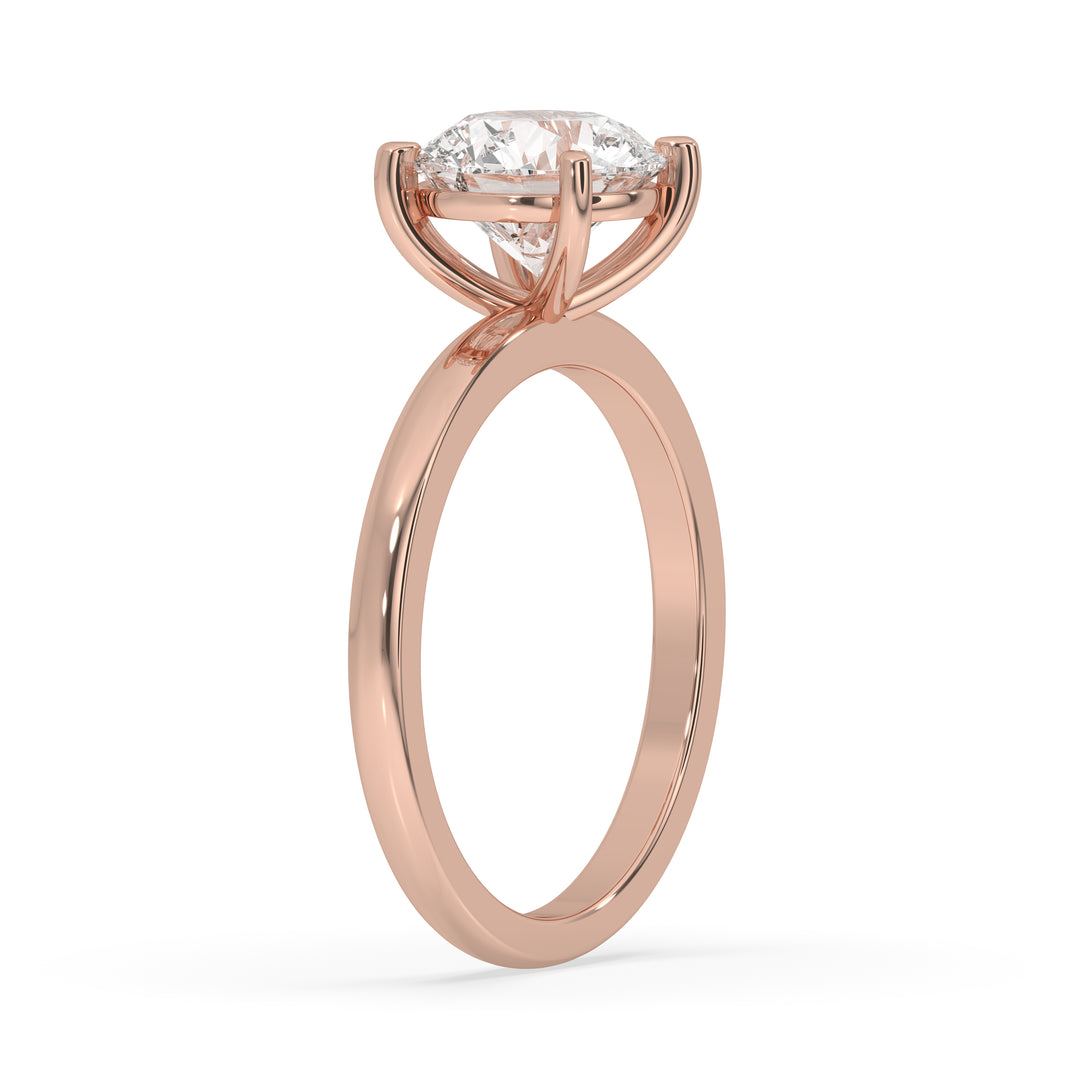 Round Solitaire Engagement Ring
