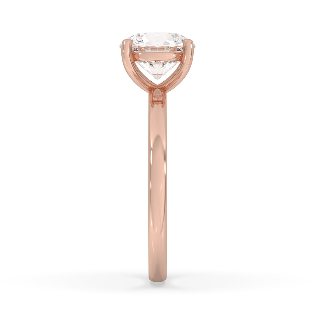Round Solitaire Engagement Ring