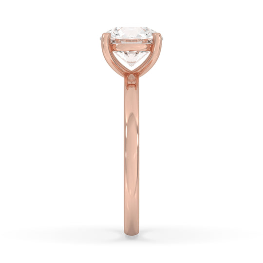 Round Solitaire Engagement Ring