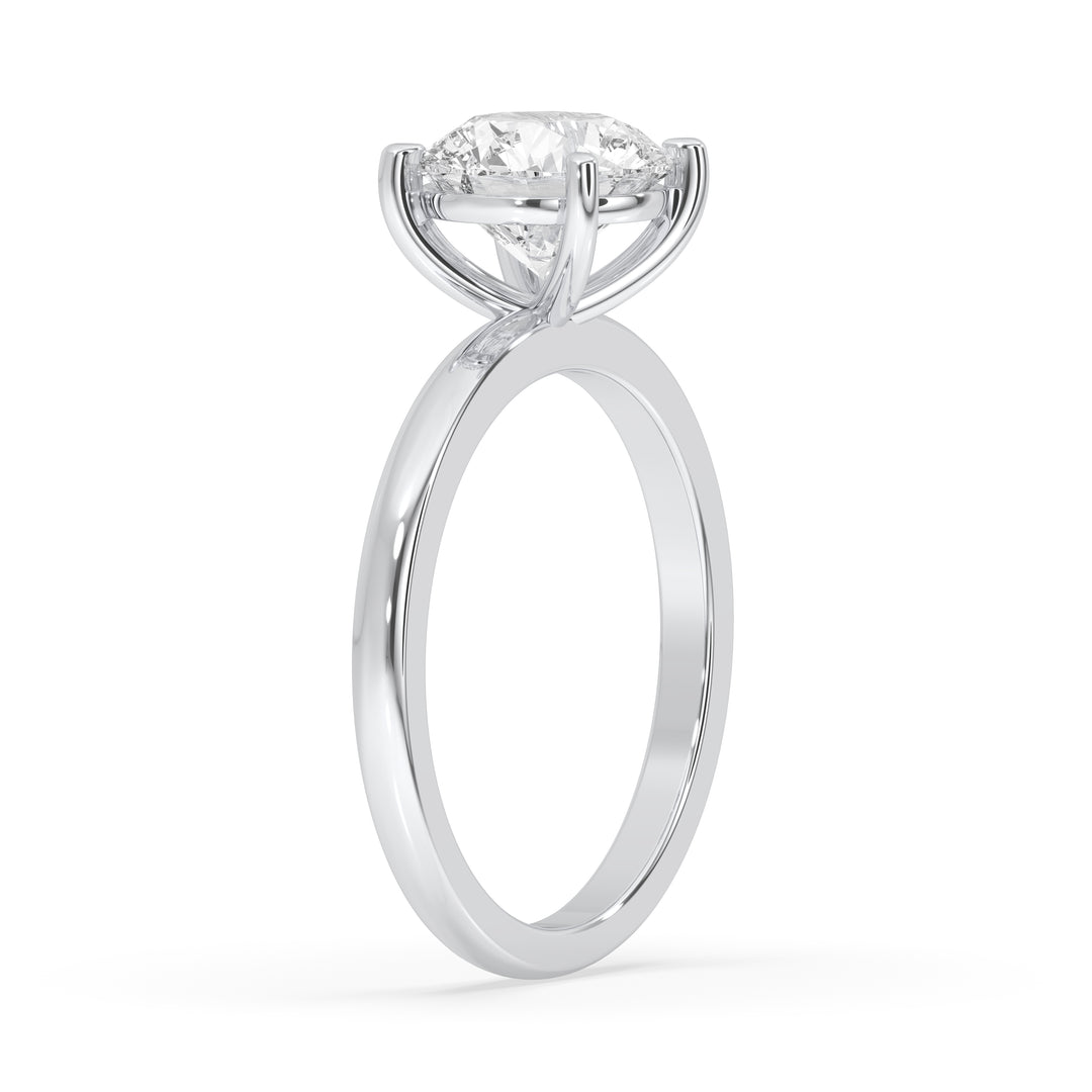 Round Solitaire Engagement Ring