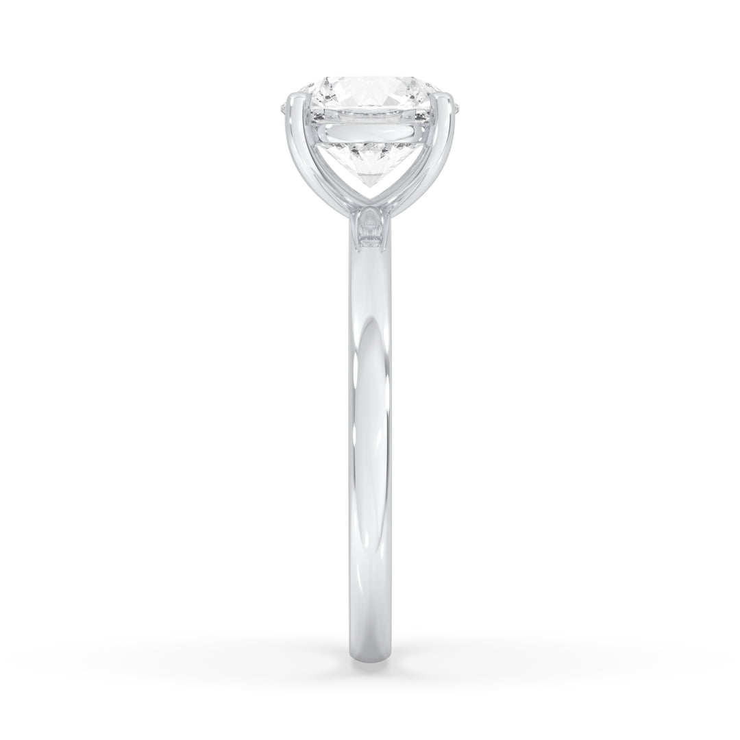 Round Solitaire Engagement Ring
