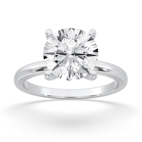 Round Solitaire Engagement Ring