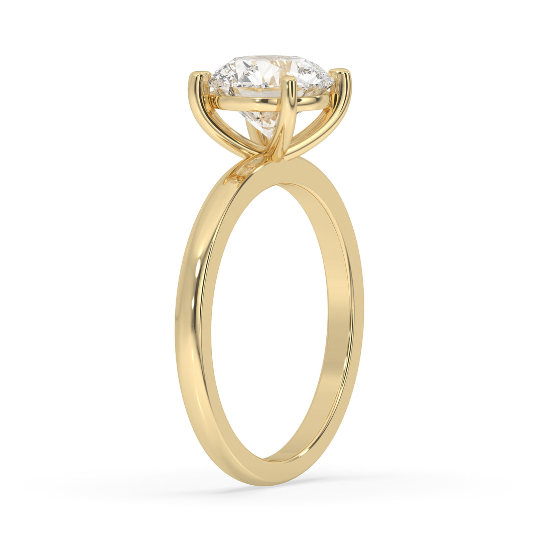 Round Solitaire Engagement Ring