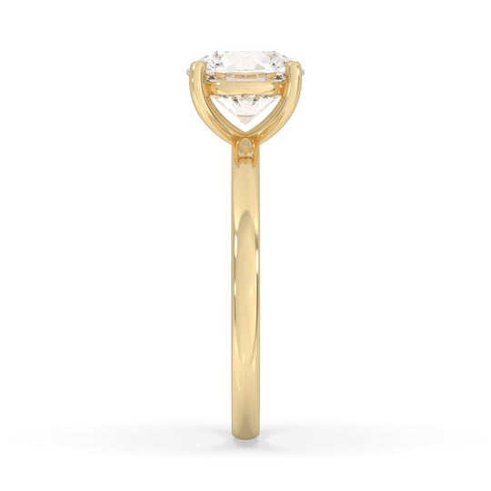 Round Solitaire Engagement Ring
