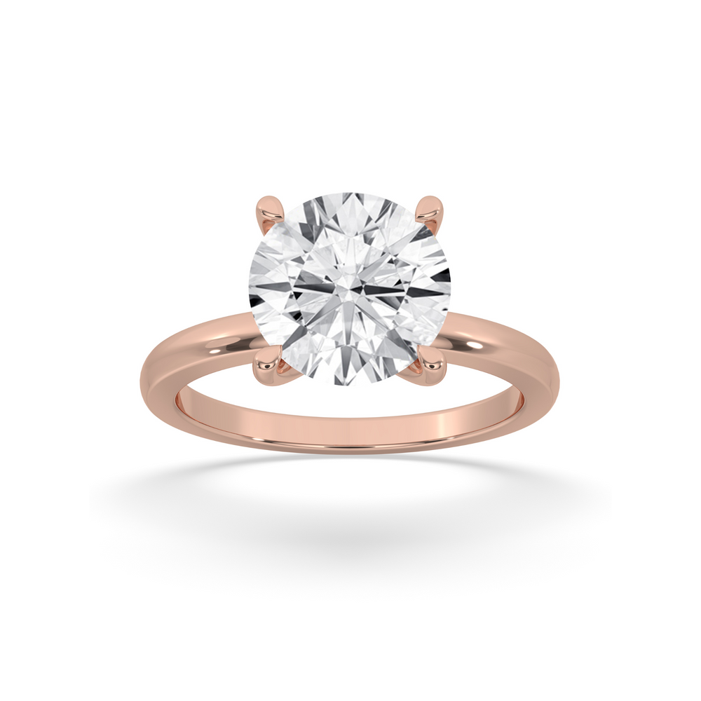Round Solitaire Engagement Ring