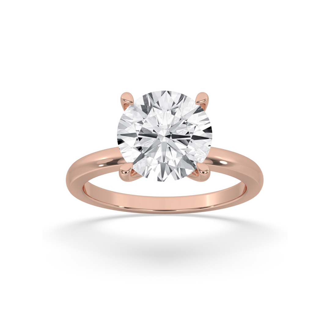 Round Solitaire Engagement Ring