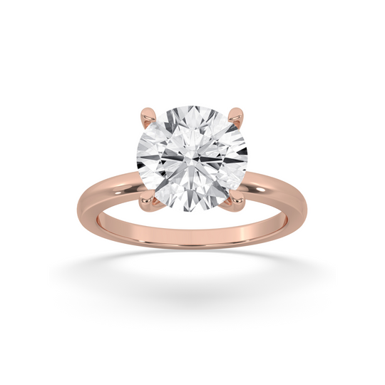 Round Solitaire Engagement Ring
