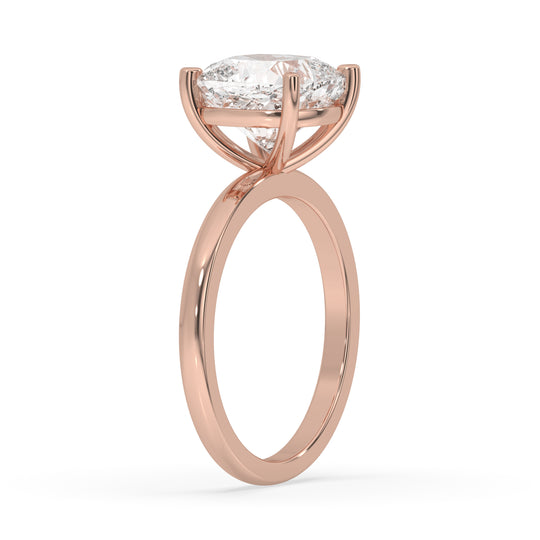 Cushion Solitaire Ring