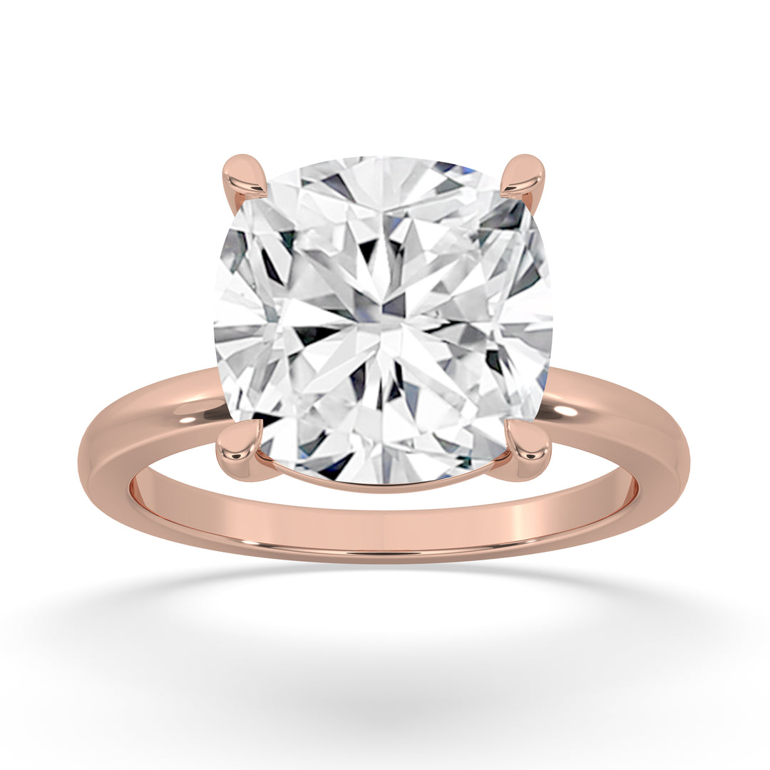 Cushion Solitaire Ring