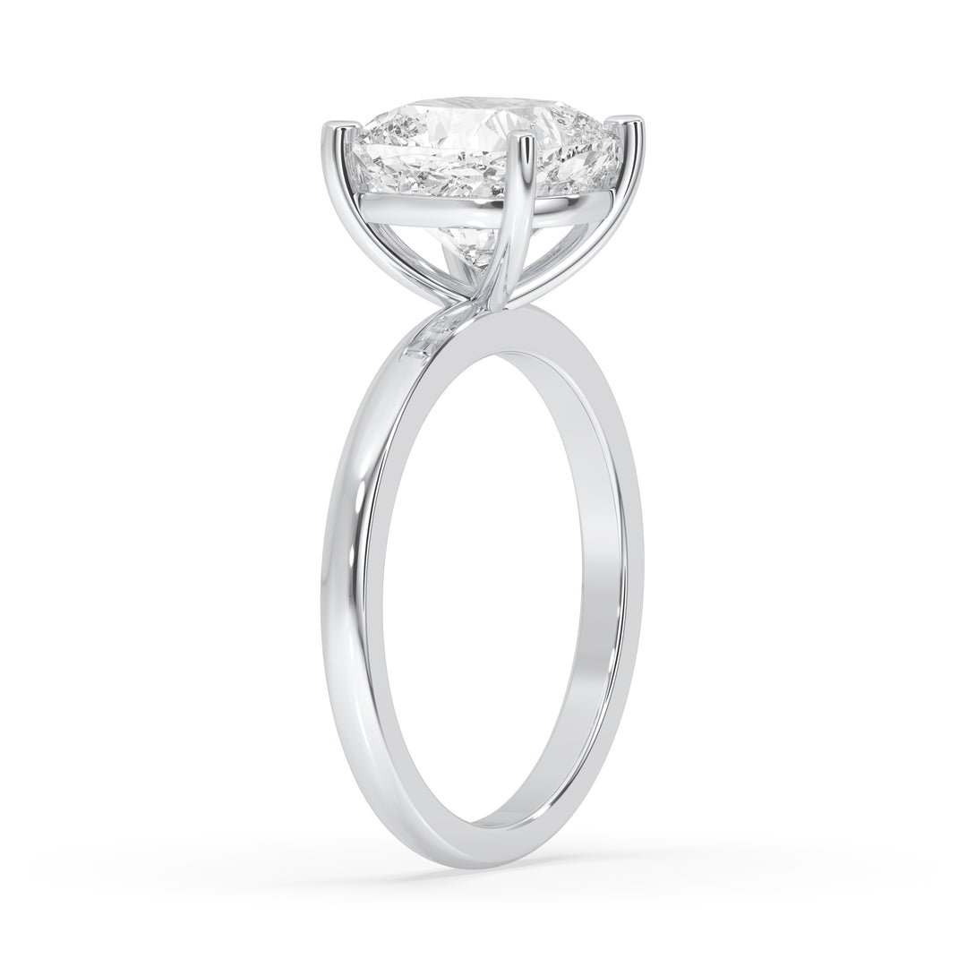 Cushion Solitaire Ring