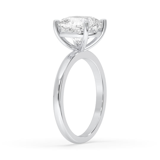 Cushion Solitaire Ring