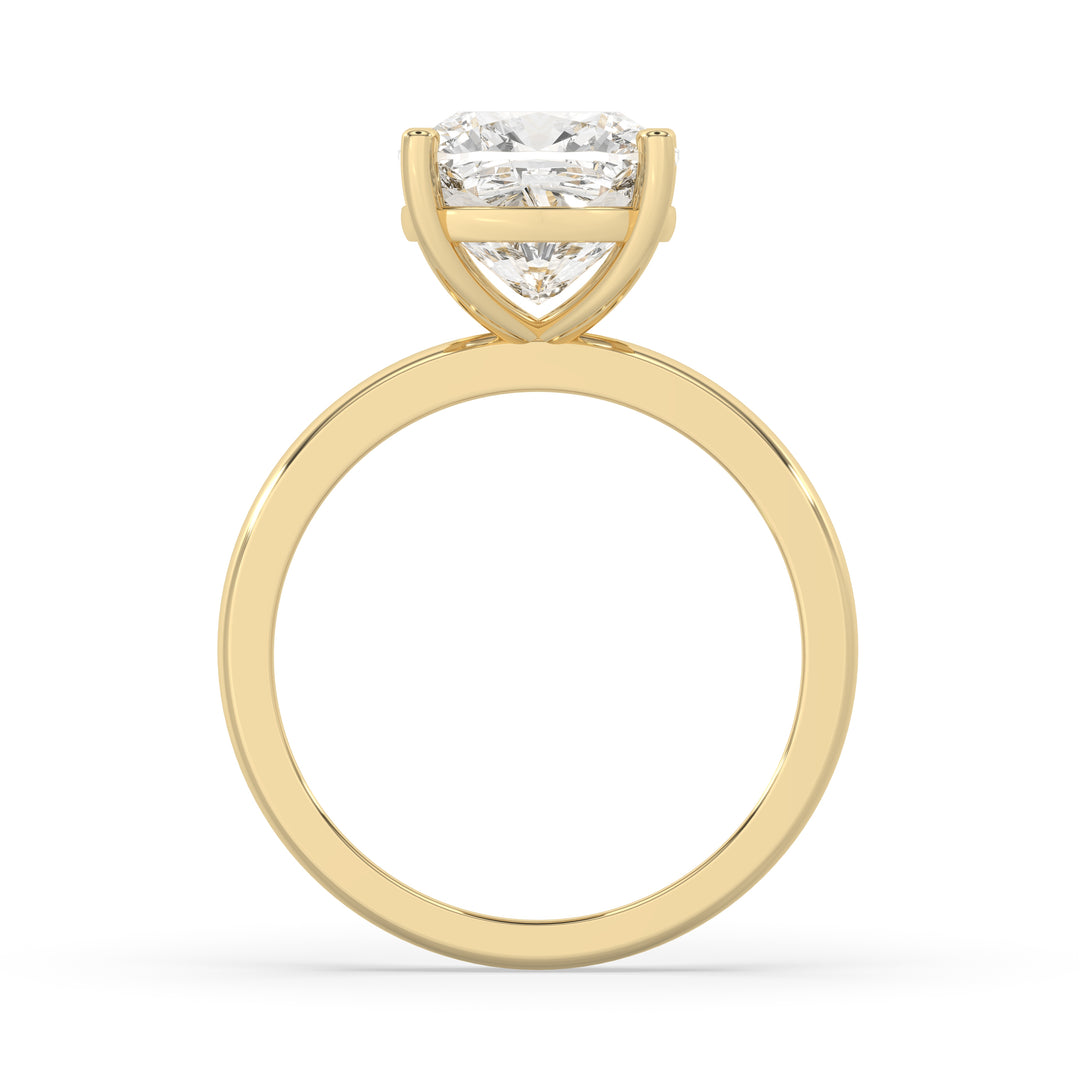 Cushion Solitaire Ring