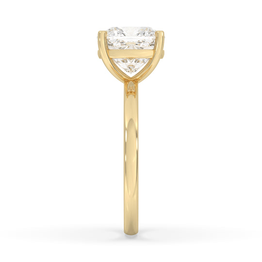 Cushion Solitaire Ring