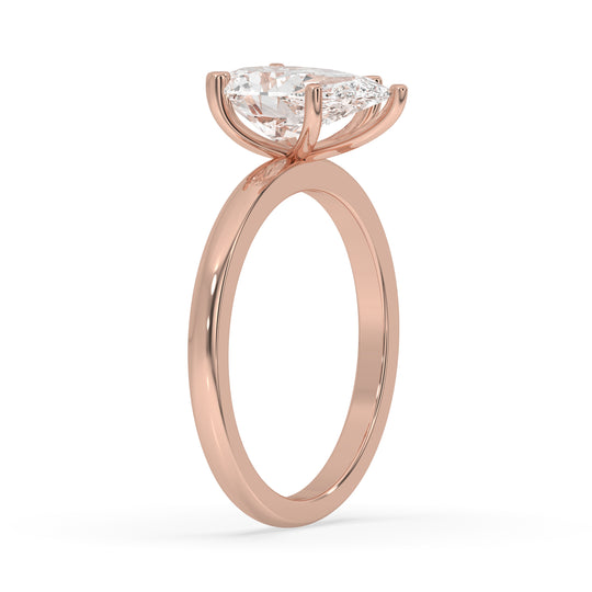 Pear Solitaire Engagement Ring