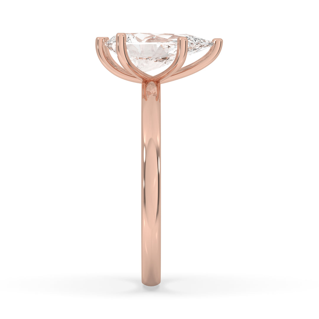 Pear Solitaire Engagement Ring