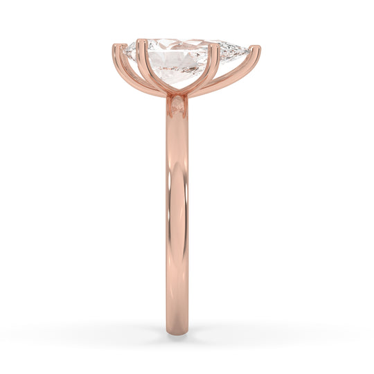 Pear Solitaire Engagement Ring