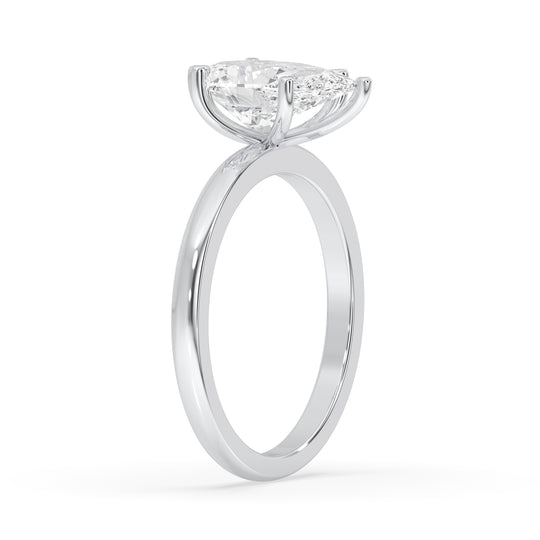 Pear Solitaire Engagement Ring